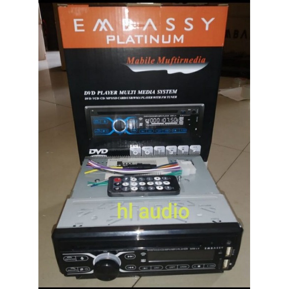 Jual DVD TAPE MOBIL EMBASSY PLATINUM BT | Shopee Indonesia