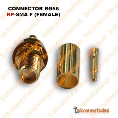 Jual ONEKTOR CONNECTOR RG58 RP-SMA F (FEMALE) | Shopee Indonesia