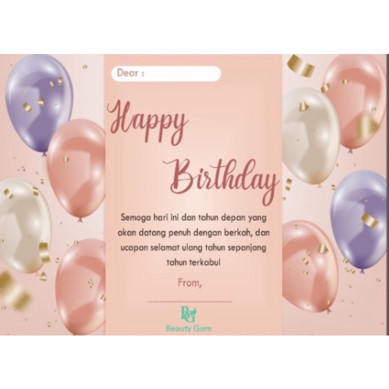 Jual Kartu ucapan Happy Birthday, Congratulation, thank you Mama