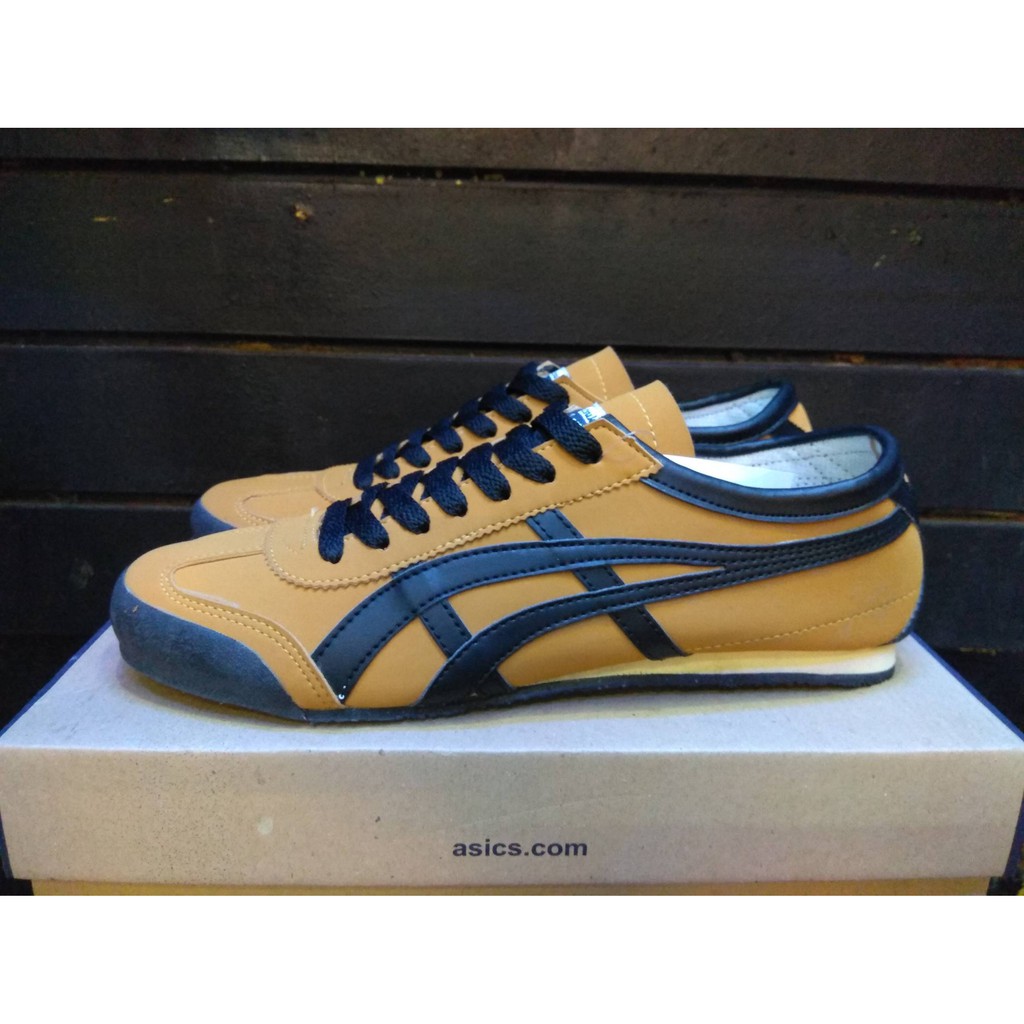 Jual ASIC ONITSUKA MAN COKLAT HITAM | Shopee Indonesia