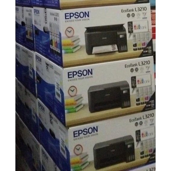 Jual Epson EcoTank L3210 A4 All-in-One Ink Tank Printer | Shopee Indonesia