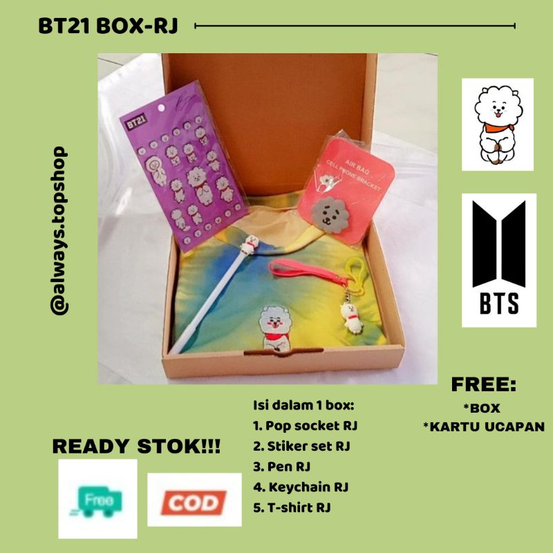 Jual BT21/BTS BOX HAMPERS-RJ | Shopee Indonesia