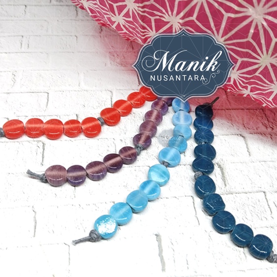 Jual Manik Nusantara Kaca Kecil Tiny Merah / Pink / Kuning / Hijau ...