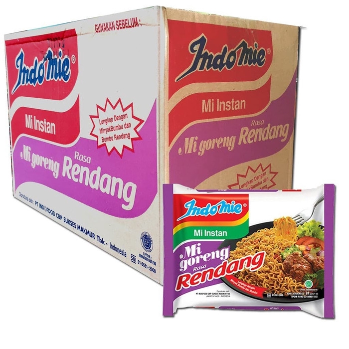 Indomie Instant Noodle Mi Goreng Rendang, 91 Gram (1 pcs) - UD