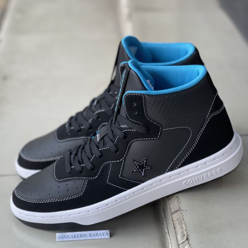 Jual Converse Rival Mid Leather Black | Shopee Indonesia