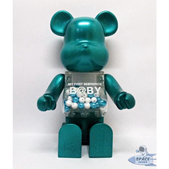 Jual Pajangan Figure Mainan Bearbrick Be@Rbrick My First Baby Hijau 400 ...