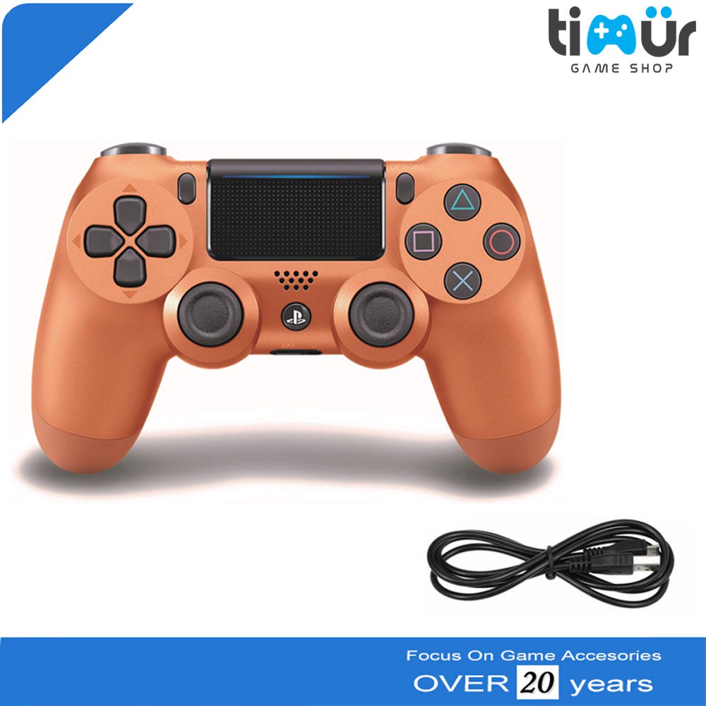 Jual Stik Stick PS4 Wireless Ori pabrik Metallic Cooper | Shopee Indonesia