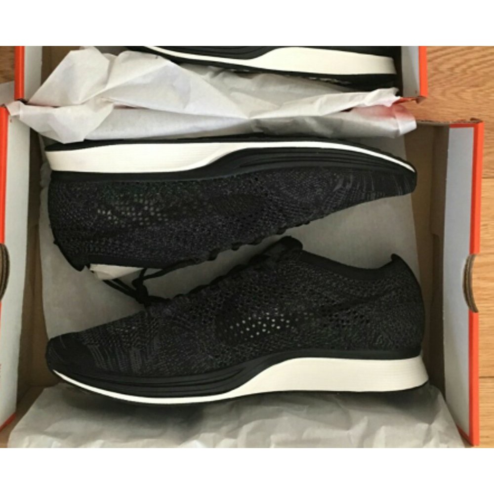 Flyknit racer blackout best sale