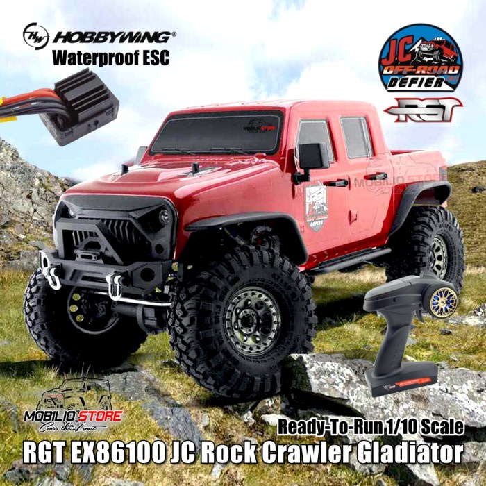 Jual RC RGT EX86100 V2 JC Rock Crawler Cruiser Defier 4x4 Offroad 1/10 ...