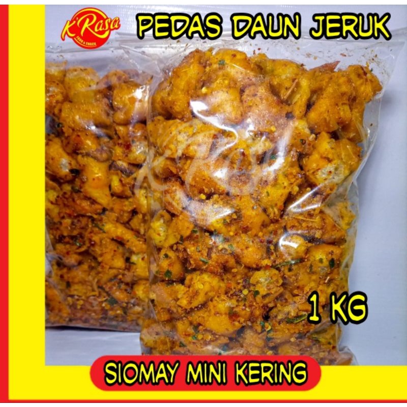 Jual Siomay Mini Kering Pedas Daun Jeruk 1 Kg Enak Renyah Cocok Cemilan