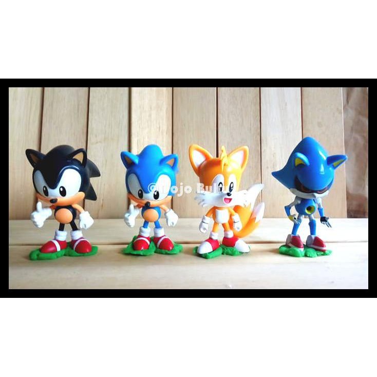 Jual Set Figure Sonic The Hedgehog Tails Shadow Metal Sonic ( 4 ...