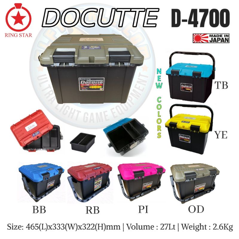 Jual Tackle Box Mancing RingStar Docutte D-4700 Japan | Shopee Indonesia