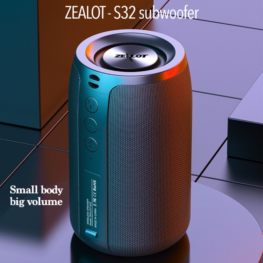 Jual Zealot S32 TWS Bluetooth Portable Speaker Outdoor WATERPROOF 3D Hi ...