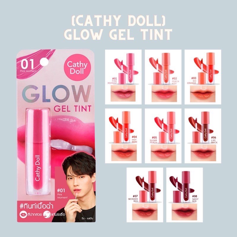 Jual CATHY DOLL GLOW GEL TINT x BRIGHTWIN / BRIGHT VACHIRAWIT