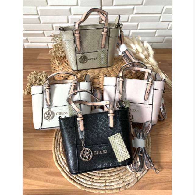 Guess delaney mini tote bag new arrivals