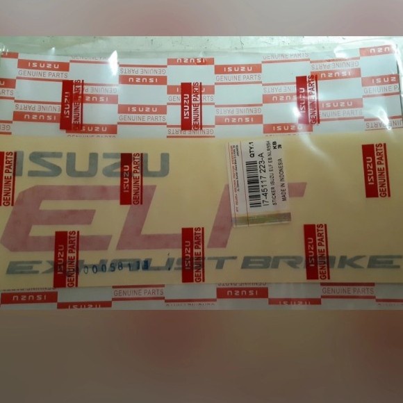 Jual Stiker Kabin ISUZU ELF EXHAUST BRAKE Shopee Indonesia