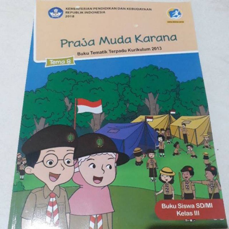 Jual Buku Tematik Kelas 3 Tema 8 Paraja Muda Karana K13 Revisi 2018