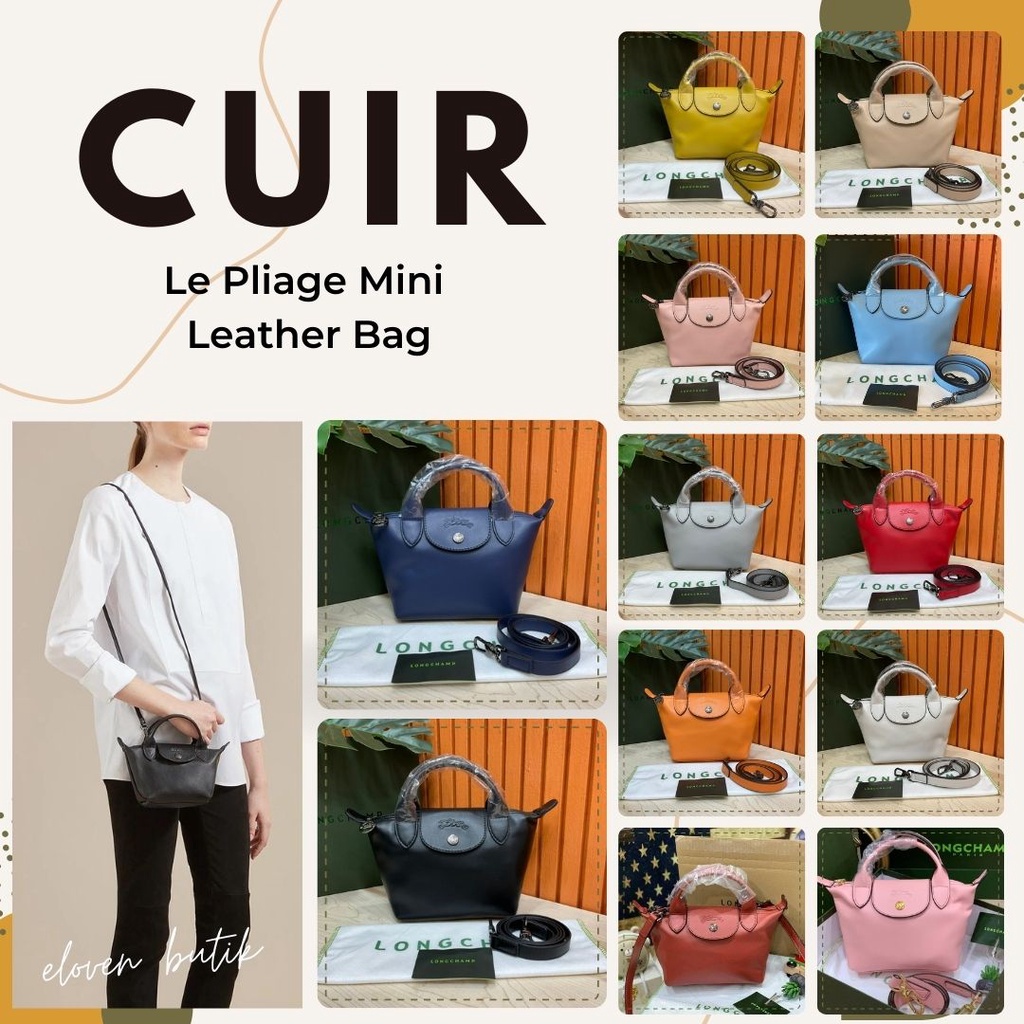 Longchamp best sale cuir mini