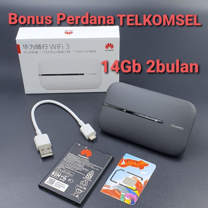 Jual Modem Mifi Router Wifi 4G Huawei E5576 Not E5573 Free Telkomsel ...