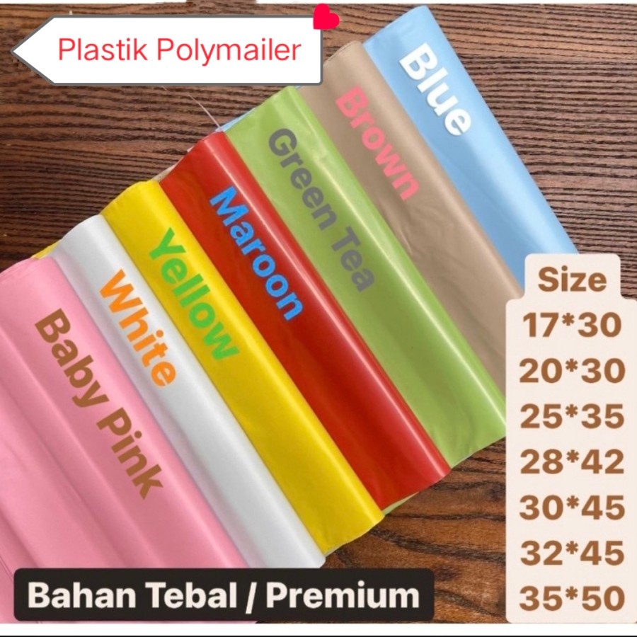 Jual Polymailer Plastik Uk 17x30 Isi 25 Lembar Plastik Polimer Plastik Packaging Plastik 0807