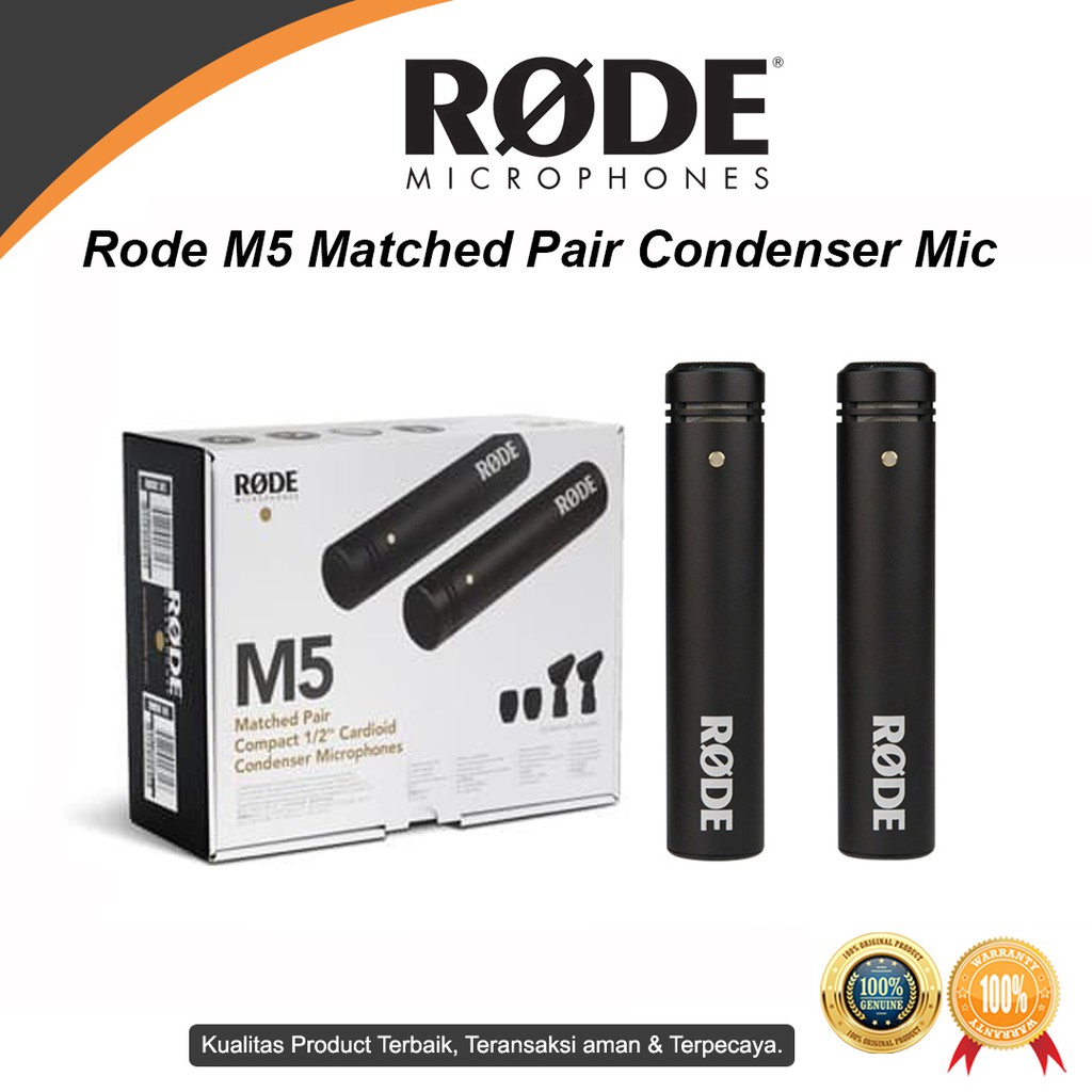 Jual Rode M5 Matched Pair Condenser Microphone Original M 5