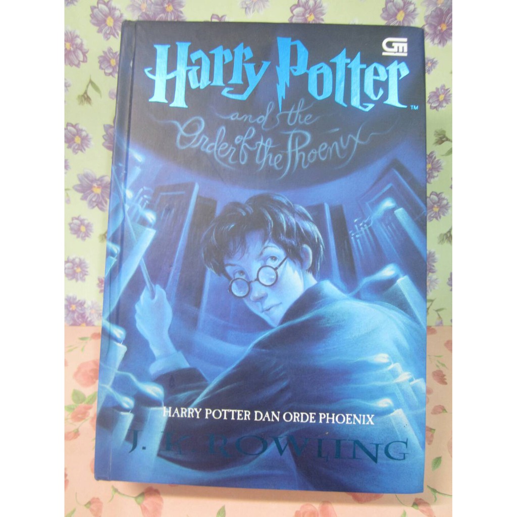 Jual BUKU NOVEL TERJEMAHAN HARRY POTTER AND ORDER OF PHOENIX HARD COVER BAHASA INDONESIA ...