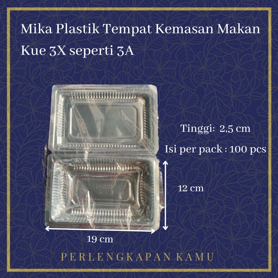 Jual Mika Plastik Tempat Kemasan Makan Kue 3x Seperti 3a Shopee Indonesia 7030