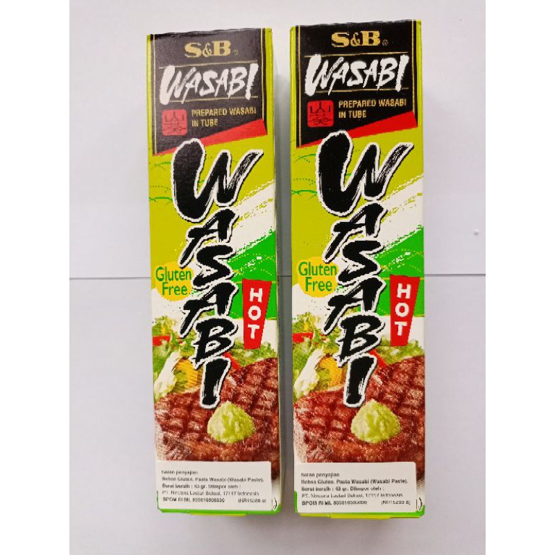 Jual Wasabi Paste S&B Wasabi Tube 43g Shopee Indonesia