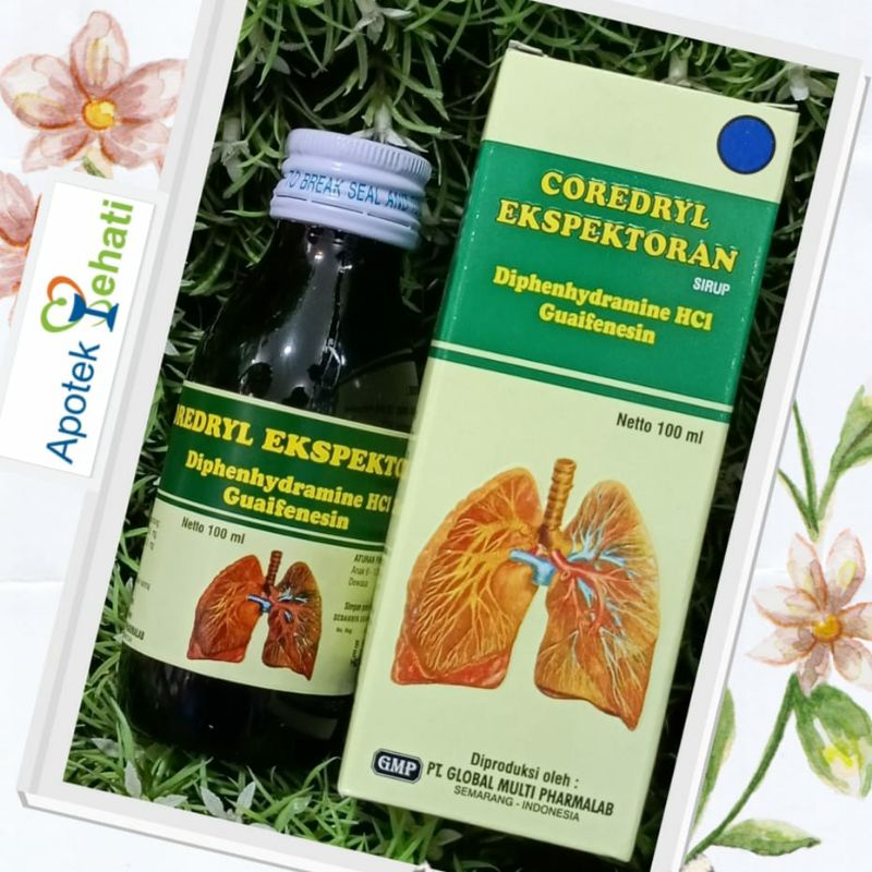 Jual Coredryl Sirup / Coredryl Ekspektoran Sirup 100 mL Obat Batuk