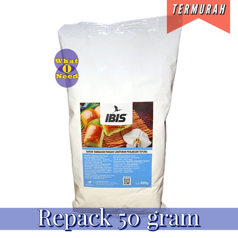 Jual Ibis Blue Repack 50 gr (Pengempuk Roti) | Shopee Indonesia