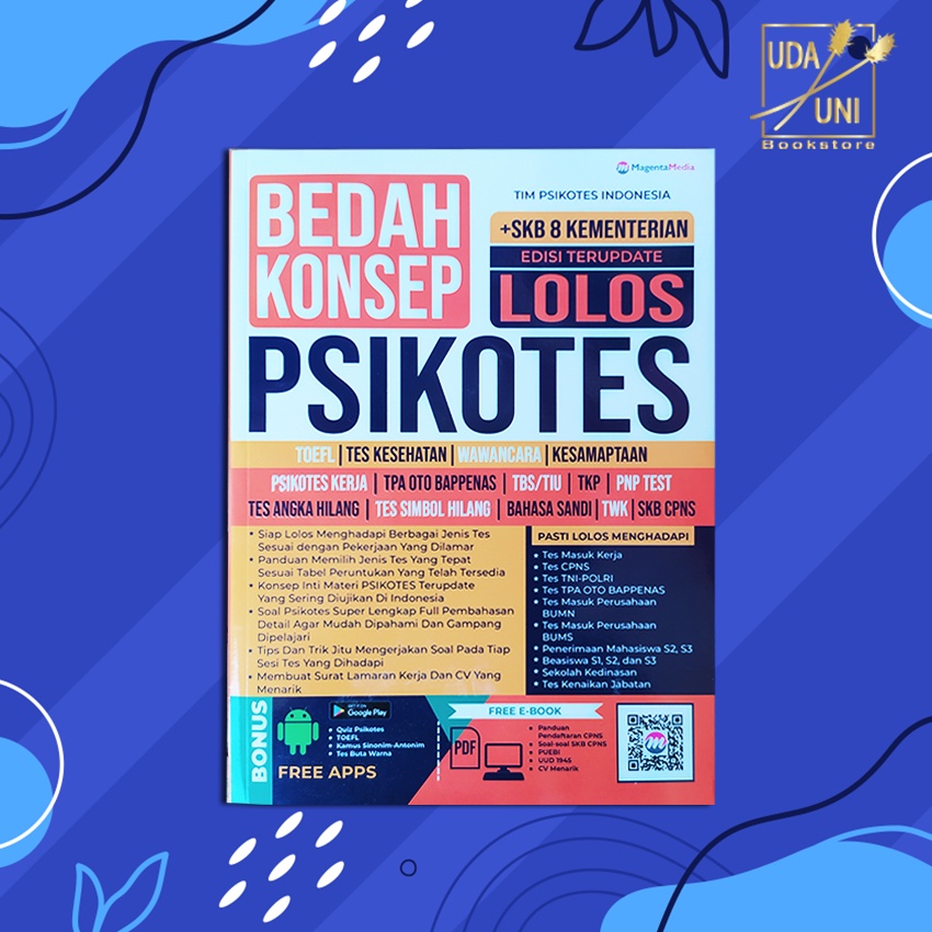 Jual BUKU TES PSIKOTES - BEDAH KONSEP LOLOS TES PSIKOTES | Shopee Indonesia