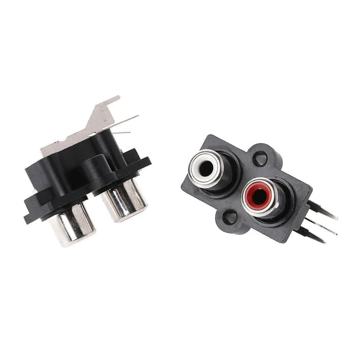 Jual SOKET RCA 2 PIN SOCKET RCA 2 PIN SOCKET RCA 2 LUBANG RCA FEMALE 2 ...