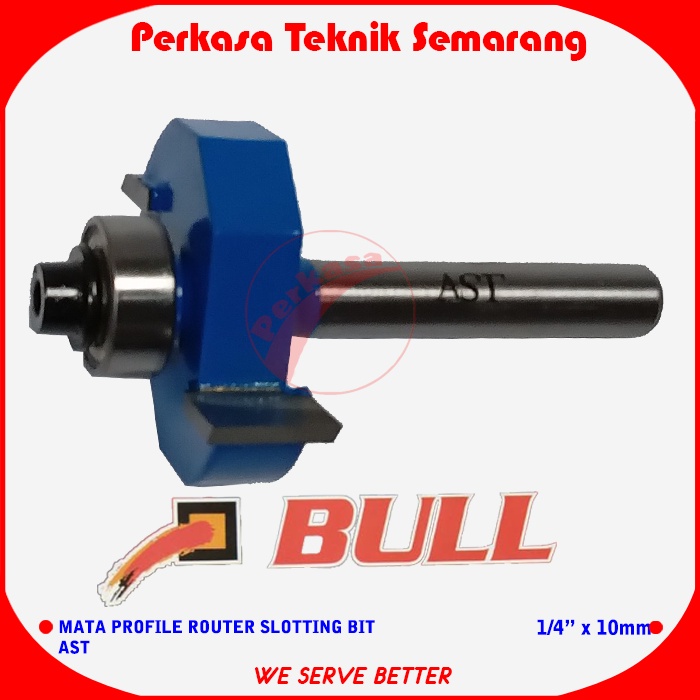 Jual AST MATA PROFIL MATA PROFILE ROUTER SLOTTING BIT 1/4 × 10MM ...