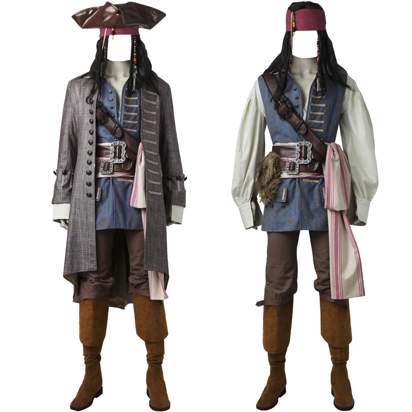 Jual Preorder Kostum Cosplay Film Dead Men Tell No Tales Seragam Kapten Jack Sparrow Properti 7871