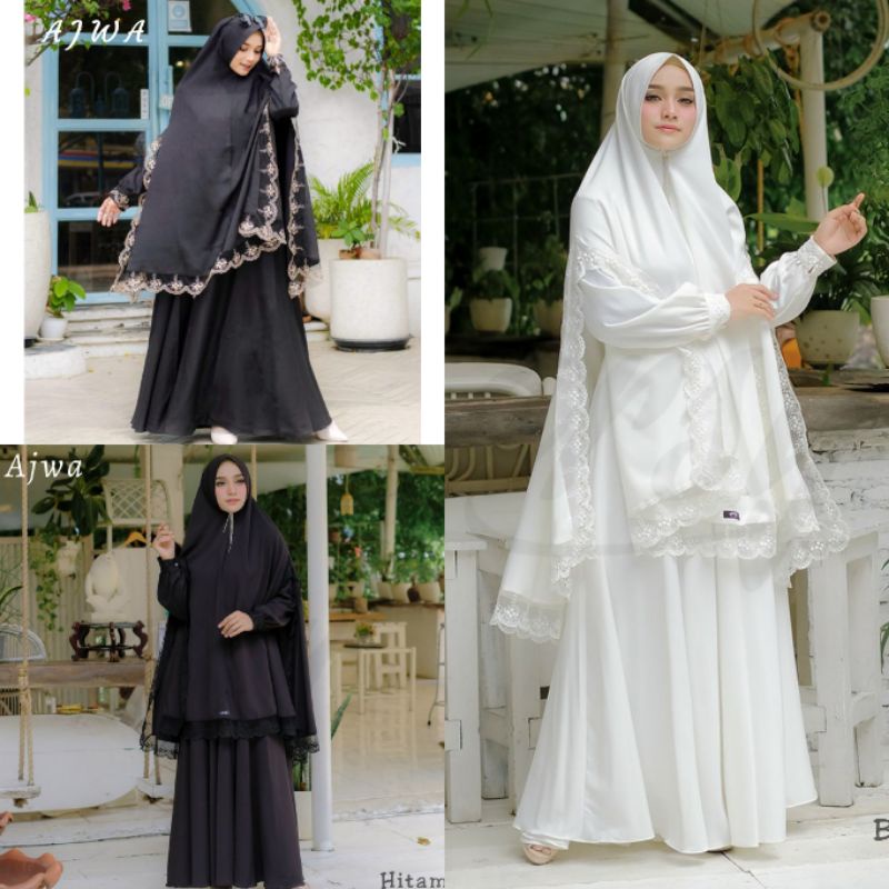 Jual GAMIS UMROH AJWA SYAR'I BY ARSY ORIGINAL | Shopee Indonesia