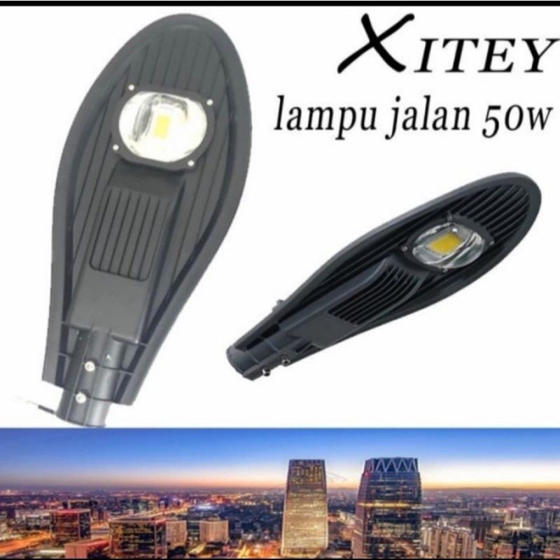 Jual Lampu Jalan Pju Led 50w Kobra 50watt Cobra Putih Shopee Indonesia