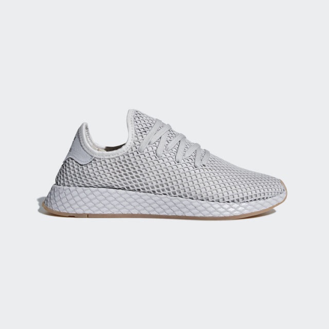 Jual Adidas Men Deerupt Runner Shoes Light Grey Originals Shopee Indonesia