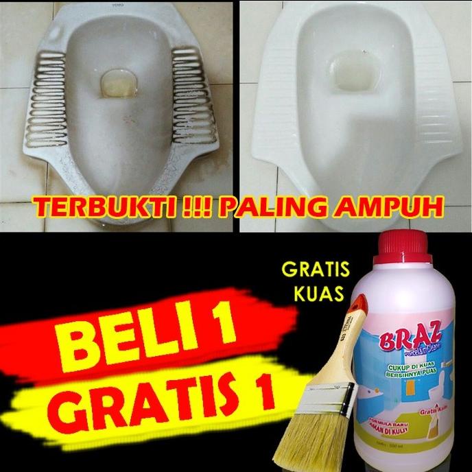 Jual Perlengkapan Kebersihan Braz Porcelain Cleaner Cairan Pembersih Kerak Kamar Mandi 7297