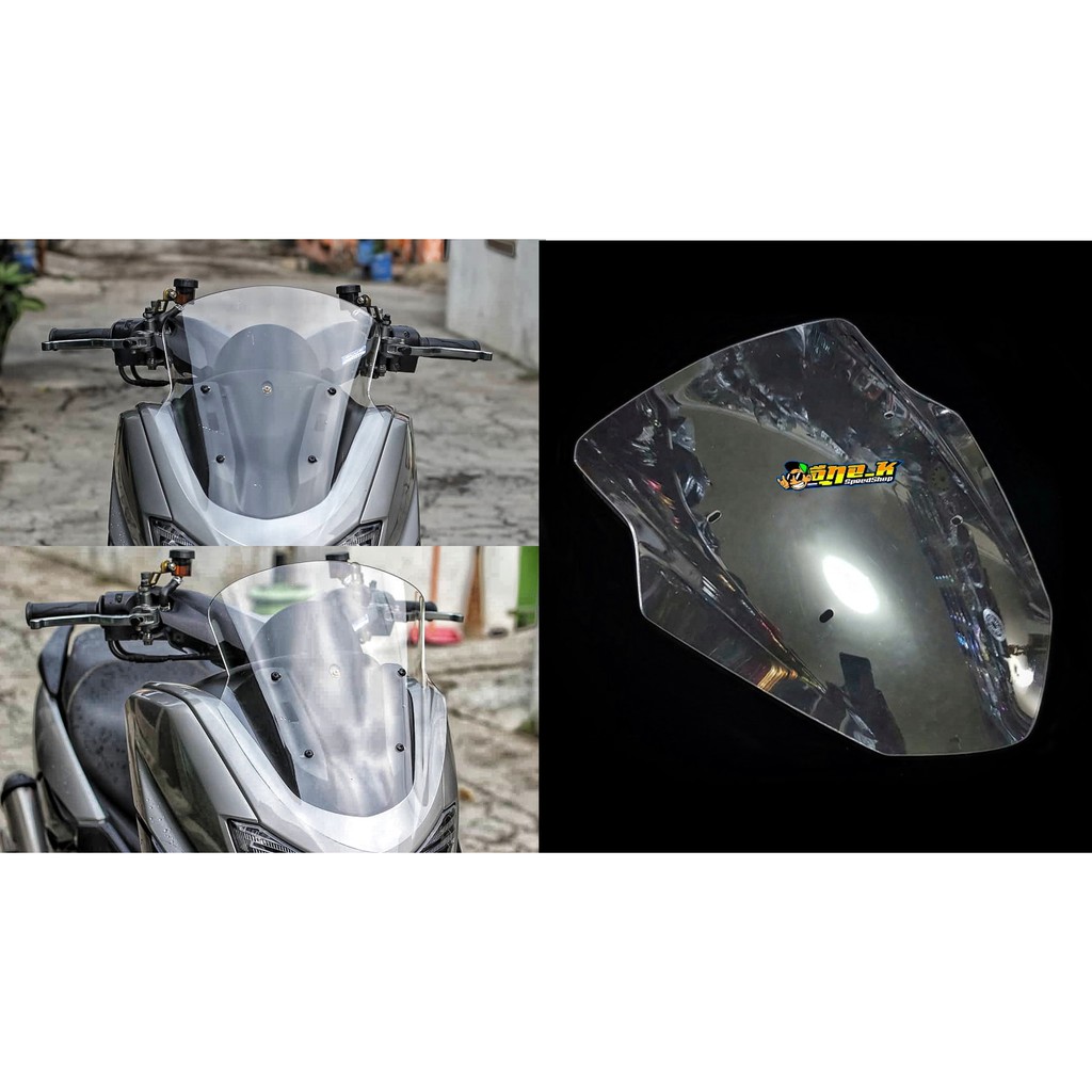 Jual Visor nmax model standar bening clear bahan TEBAL | Shopee Indonesia