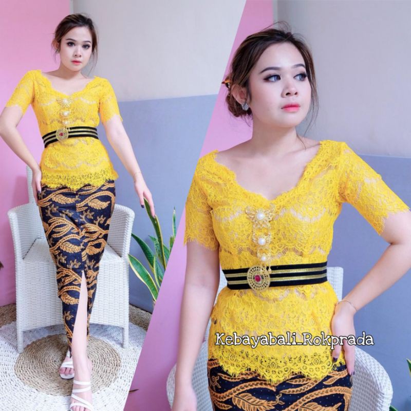 Jual Set Kebaya Nagita Kebaya Wisuda Kebaya Sabrina Kebayabali Shopee