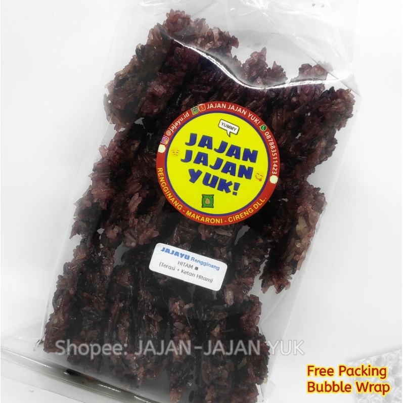 Jual Rengginang Ranginang Mentah - Hitam ( Terasi + Ketan Hitam ...