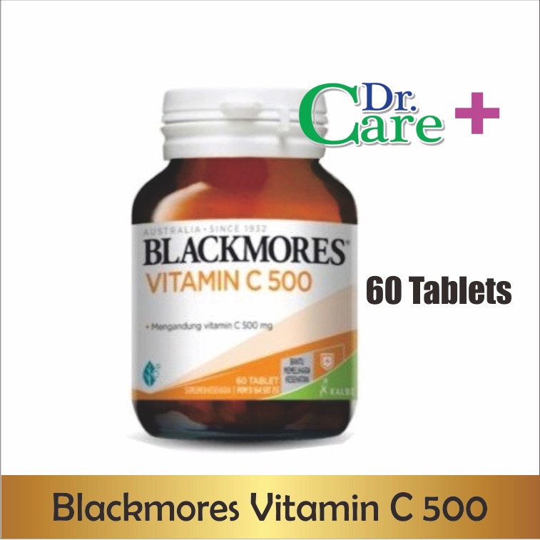 Jual Blackmores Vit C 500mg Cold Relief Vitamin C 60 TABLET KALBE BPOM ...