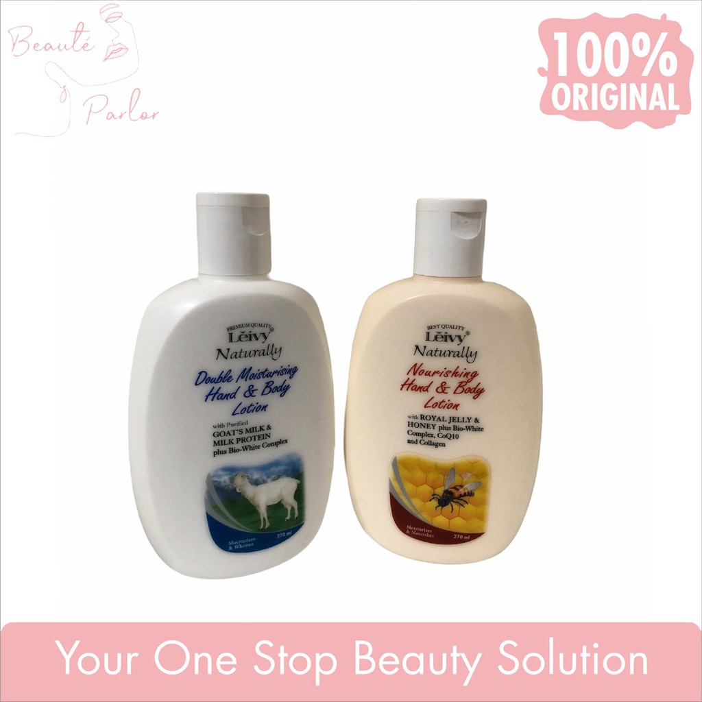 Jual Leivy Body Lotion Goat's Milk / Royal Jelly 270ml Shopee Indonesia