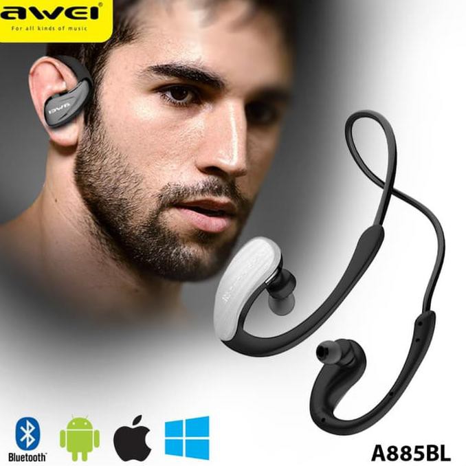 Jual ORIGINAL AWEI A885BL SPORT IPX4 WATERPROOF WIRELESS BLUETOOTH ...