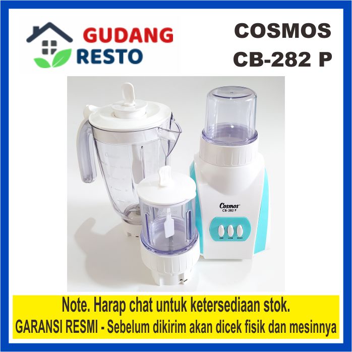 Jual Cosmos Blender 3 In 1 Plastik CB-282P / CB 282 P / CB 282P Juice ...