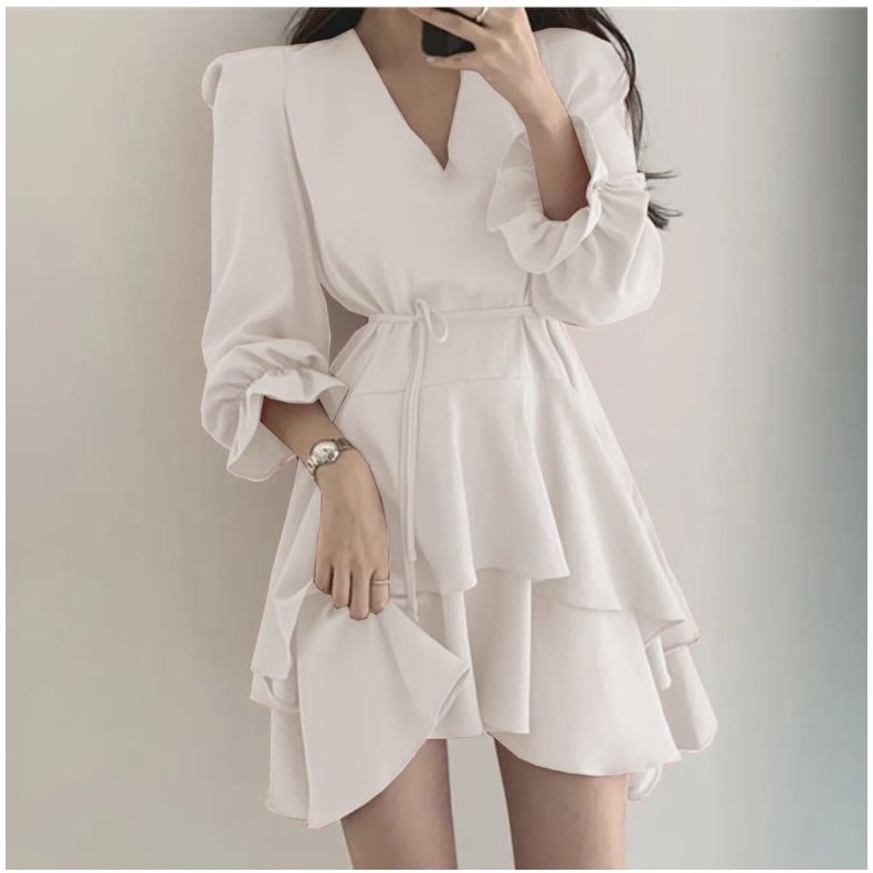 Jual Long Ruffle Cherry | Shopee Indonesia