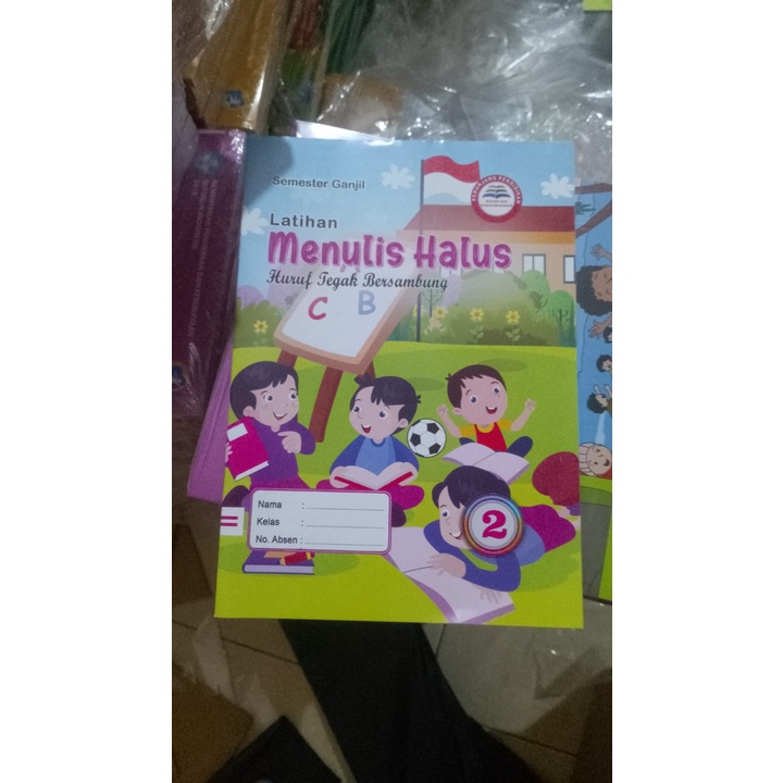 Jual Buku Latihan Menulis Halus Huruf Tegak Bersambung Kelas Sd Shopee Indonesia