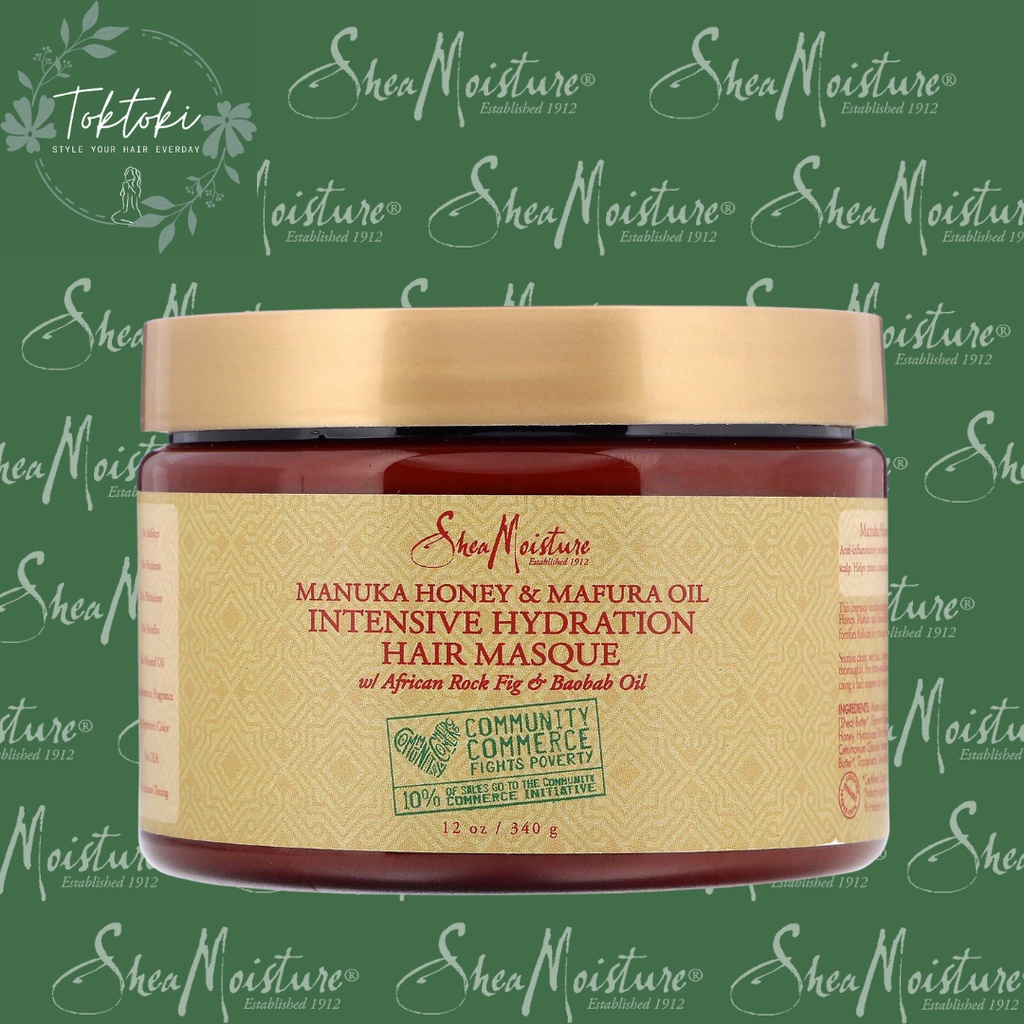Jual SHEA MOISTURE Manuka Honey & Mafura Oil Intensive Hydration Hair ...