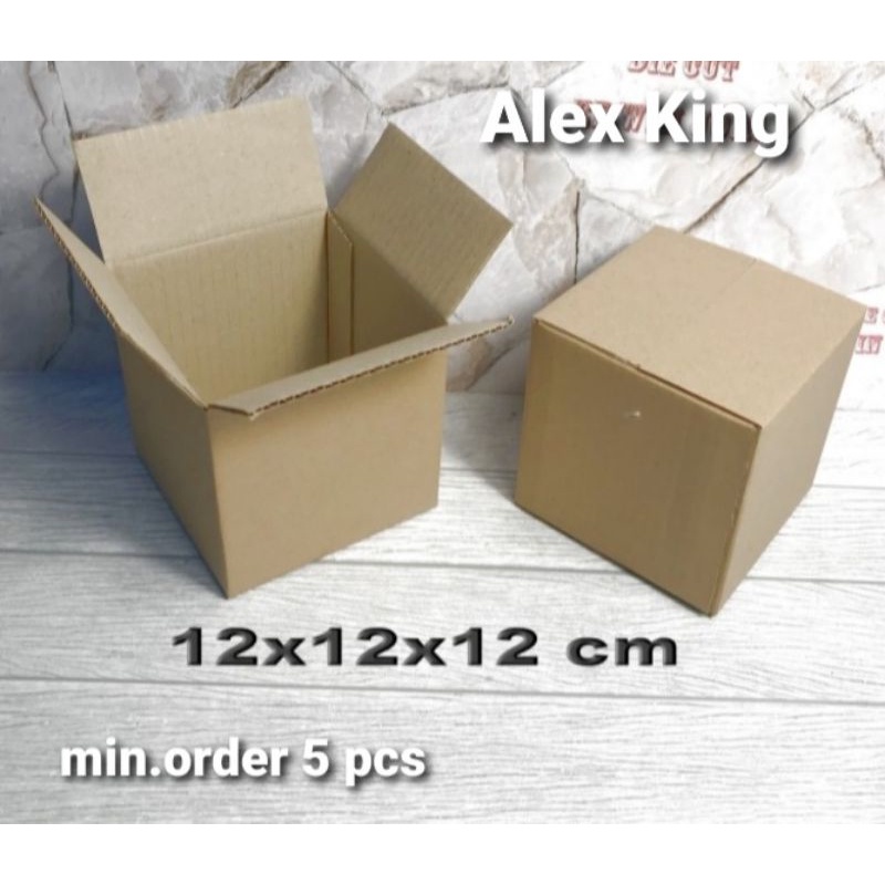 Jual Kardus Box Uk 12x12x12 Cm Karton Packing Polos Baru St Shopee Indonesia