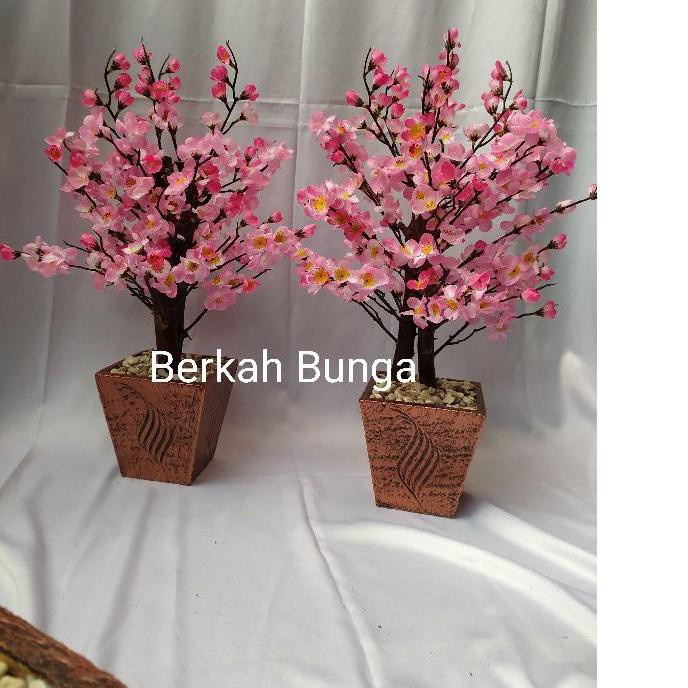 Jual Bunga Sakura Plastik Cm Bunga Hiasan Rumah Dekorasi Rumah Sakura Artificial Cm